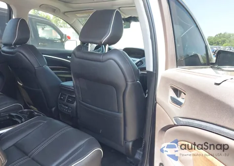 2017 Acura Mdx Advance Package из США, поврежденный, VIN 5FRYD3H85HB011378